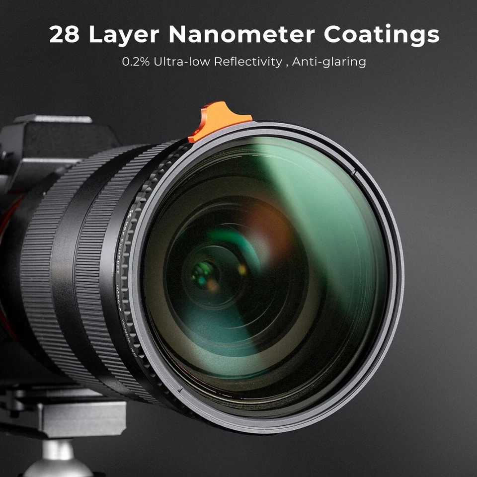 K&F Concept 86mm Variable ND Filter ND2-ND400 (9 Stop) Lens Filter Nano-X Series - Image 4 of 4