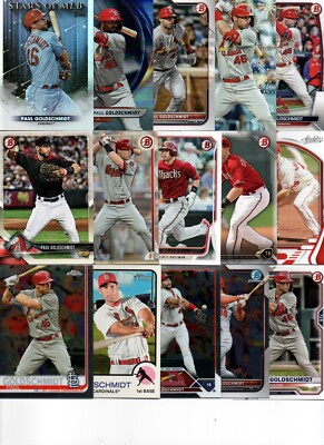 Paul Goldschmidt SUPER 25 ct BASEBALL Card Lot w/ Insert ST. LOUIS CARDINALS AA