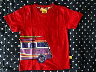 Funky Monkey T-Shirt Rot Gr. 116/122 (6-7)