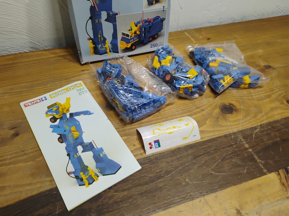 Tente Roblock THOR 0791 1980's Germany Toy Open Box New Old Stock