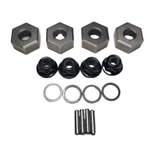 Fits Traxxas Slash 4x4 Extreme Heavy Duty 12mm Wheel Hexes Hoss Rustler 9069 (4)