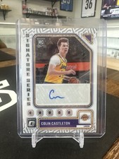 Colin Castleton 2023-24 Donruss Optic Signature Series #SS-CST Auto Rookie RC