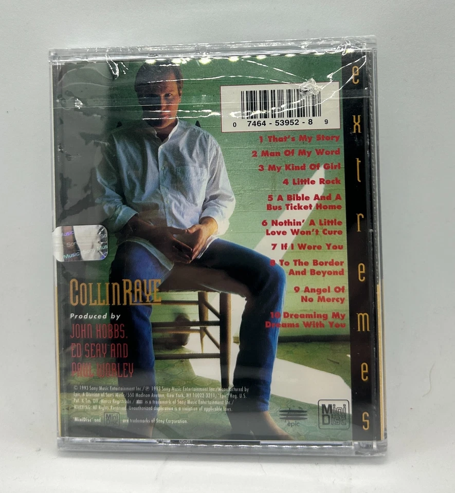 Colin Raye Extremes MiniDisc NEW/RARE upc-074645395289 - Image 2 of 2