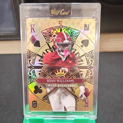Wild Card 5 Card Draw Stacked Deck Ryan Williams #5 One of One Football