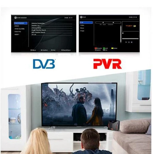 4K Sat Receiver DVB-S/S2/S2X Satellite TV Box for Sat Dish Support DVR - Image 4 of 4