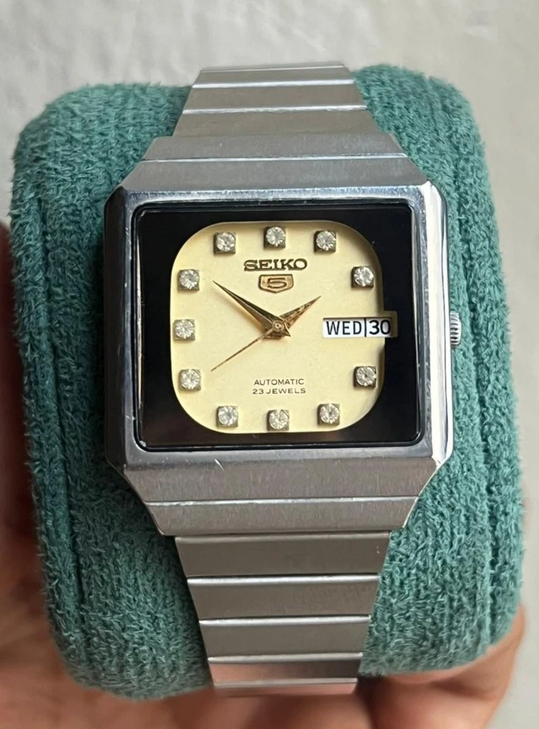 Seiko 5 Mechanical (Automatic) Square Wristwatches for sale - eBay