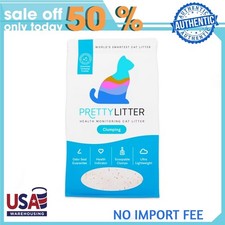 PrettyLitter Clumping Health Monitoring Cat Litter, Unscented, 10 lb Bag