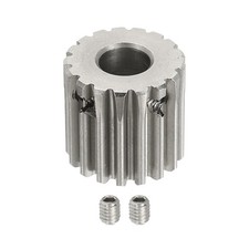 1 Mod 17T Spur Gear 8mm Bore 304 Stainless Steel RC Car Pinion Gear 