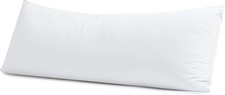 100 Egyptian Cotton Body Pillow Cover Long Pillow Case with Zipper 400 Thread
