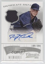2014 Panini Classics Silver Jerseys 188/299 Jimmy Nelson #83 Auto 0hk0
