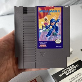 Nintendo NES Mega Man 4 (NES 1992) CIB Complete w/ Manual, Styro, Sleeve