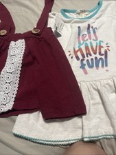 Matilda Jane Size 4 Girls Outfit Skirt And Shirt
