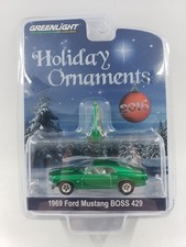 Greenlight 1969 FORD MUSTANG BOSS 429 1:64 Diecast- Holiday Ornaments