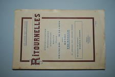 Ritournelles/Livre chante Tournelle Etat bon/correct Vente Belgique uniquement