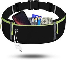 Money Belt Secret Pocket Hidden Security Travel Waist Passport Holder RFID Block