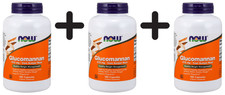 3 x NOW Foods Glucomannan, 575mg from Konjac Root - 180 caps (133,22 EUR/kg)