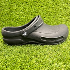 Crocs Bistro Clog Mens Size 8 Womens 10 Black Working Slip-Resistant Sandals