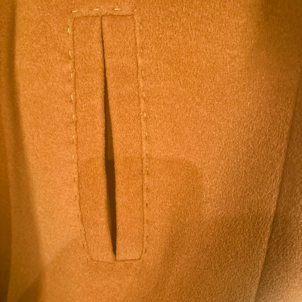 Chaqueta Abrigo Mujer TALBOTS Lana y Angora Botón Frontal Talla 16 Forrada Puntada Única Foto 2 de 4