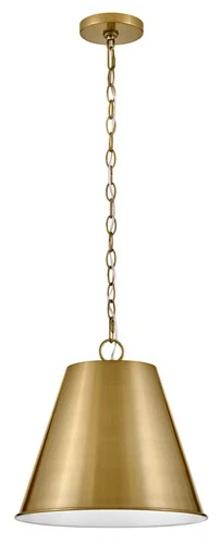 Lark 83527 Blake 1 Light 13"W Pendant - Brass - Picture 6 of 8