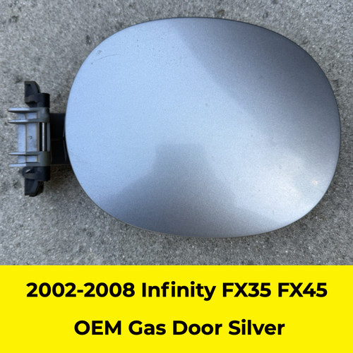 2002-2008 Infinity FX35 FX45 Fuel Gas Tank Door Lid Cover Silver OEM