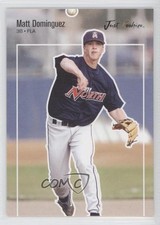 2007 Just Minors Just Rookies Matt Dominguez #JR-19 0w8