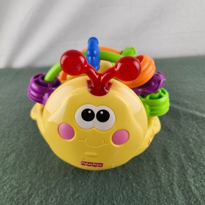 Fisher Price Go Baby Go GIGGLIN' BEE Ball Music & Lights Developmental Toy