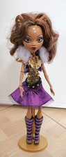 Monster High Clawdeen Wolf Puppe 2012, gebraucht, guter Zustand