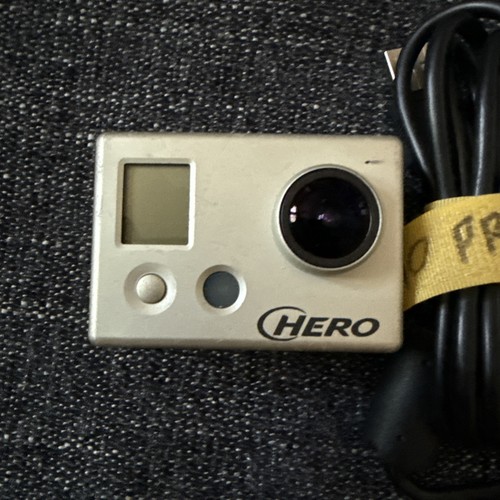 GoPro HERO 1 One 1st Gen Generation Camera Silver w/ Power Cord TESTED - Picture 2 of 9
