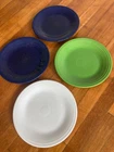 Fiestaware 10.5" Homer Laughlin Dinner Plates HLC USA Fiesta Lot of 4