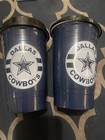 6" Dallas Cowboys Plastic Coffee Cup Mug Lot of 2 — photo 1