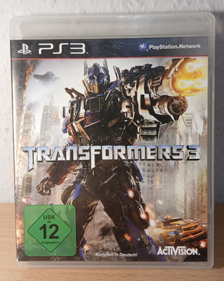 PlayStation 3 Spiel ; '' TRANSFORMERS 3 '' PAL - Deutsch - Handbuch - TOP Zustand