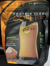 Chike High Protein Iced Coffee PUMPKIN SPICE Iced Coffee 15.3 oz - New! Exp 2027