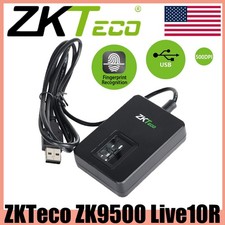 USA ZKTeco ZK9500 Live10R 500DPI Biometric Fingerprint Reader USB Scaner Sensor