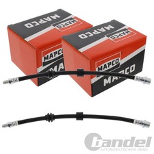 2X MAPCO BREMSSCHLÄUCHE BREMSSCHLAUCH VORNE passend für FORD FOCUS