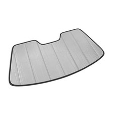 Foldable Sunshade Compatible with 2014-2018 GMC Sierra, Sunshade with Metal