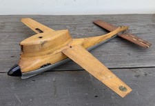 Vintage 1950s Mono Line Control Line Tether Speed Plane Model Airplane