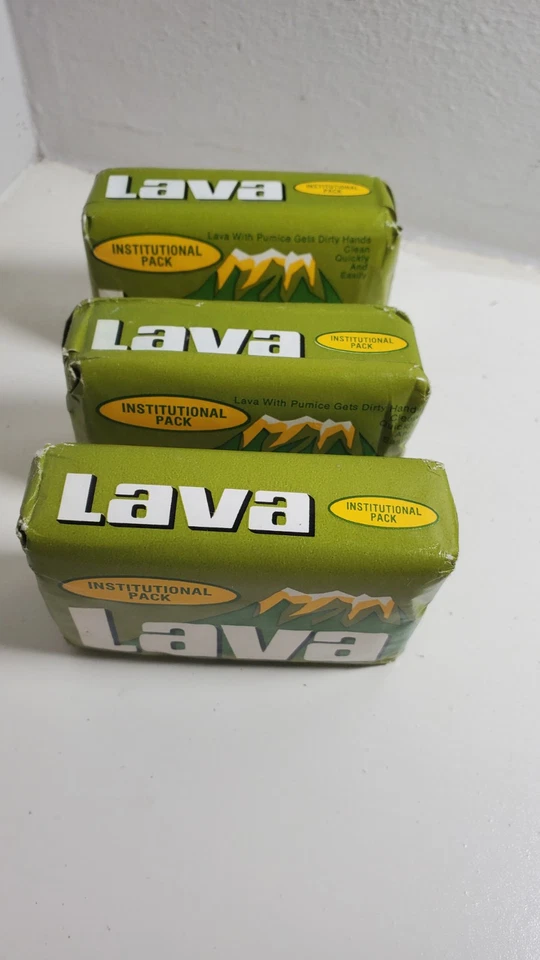 3 barras limpiadoras de manos de lava de alta resistencia 4 OZ lava institucional con piedra pómez. Foto 4 de 4