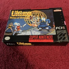 Ultima: Runes of Virtue II (Super Nintendo Entertainment System, 1993) Complete