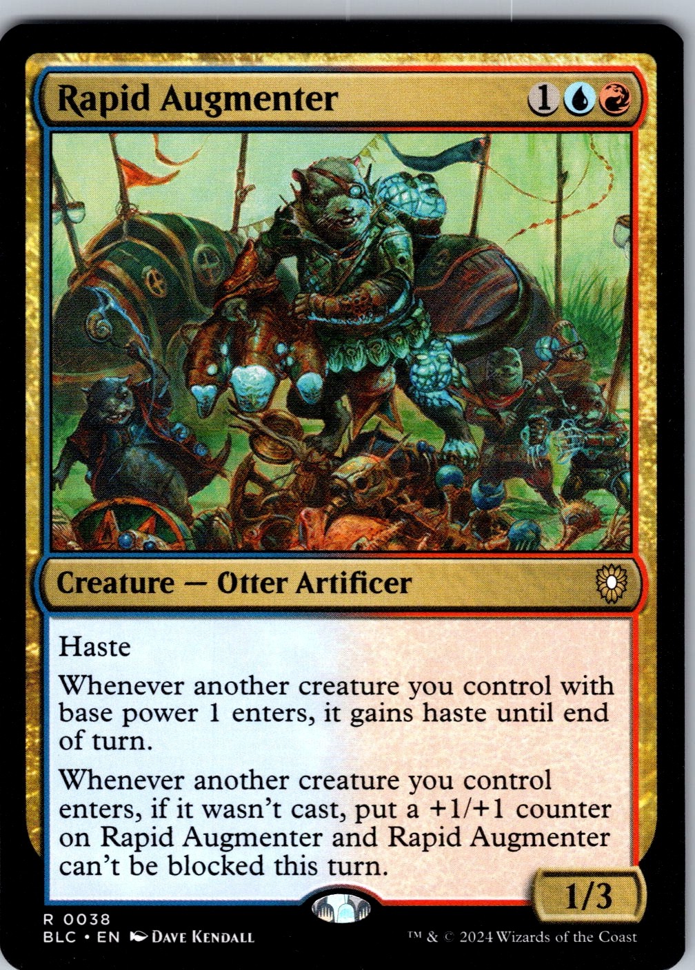 Rapid Augmenter 38 BLC Commander: Bloomburrow NM