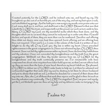 Fridge Magnet Psalms Chapter 40 English TEHILLIM Old Testament Holy Bible Torah