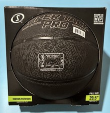 Spalding Super Tack Pro Indoor and Outdoor Black Full Size 7 Basketball 29.5