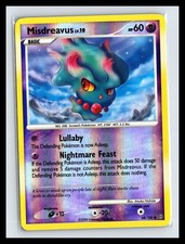 LP Reverse Holo Misdreavus Stormfront 68/100 C Pokemon Card Atsuko Nishida