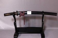Antique Japanese Wakizashi Mounting with Ornate Tsuba and Tsuka