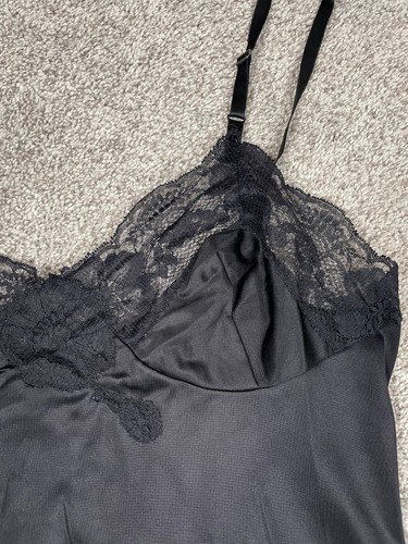 Abito vintage slip donna XS S Kayser pizzo mini fata capriccioso gotico punk sexy - Foto 4 di 9