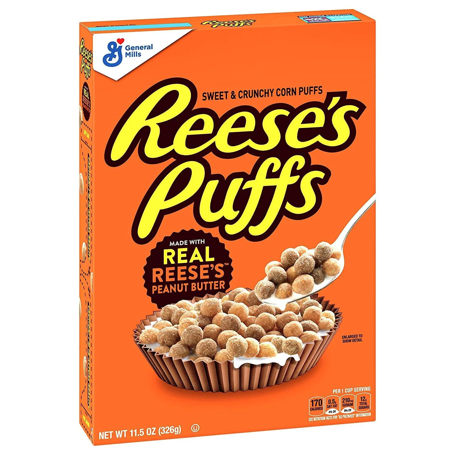 General Mills Reese's Peanut Butter Puffs 11.5oz US Cereal