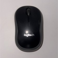 Logitech M185 Wireless Optical Mouse Black/Gray Scroll Wheel 3-Button Standard