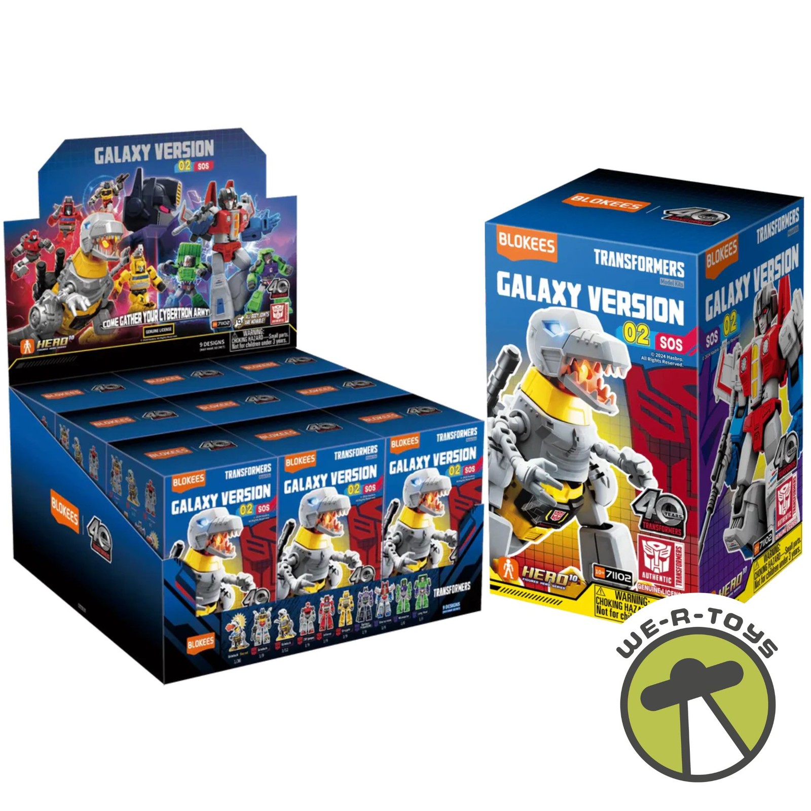 Blokees Transformers Galaxy Version 02 SOS Case of 9 Model Kits 71102
