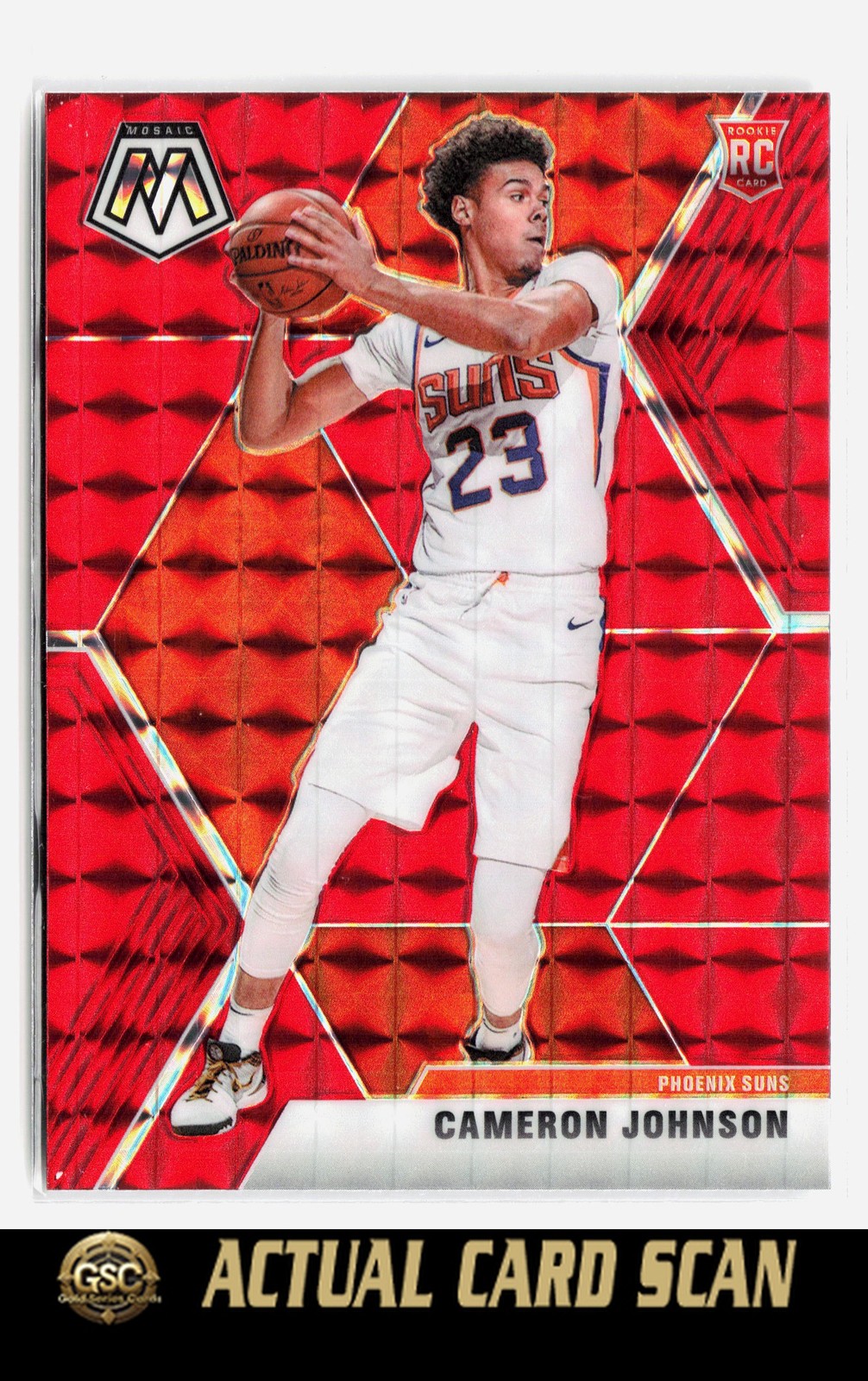 2019-20 Panini Mosaic #203 Cameron Johnson Red Prizm