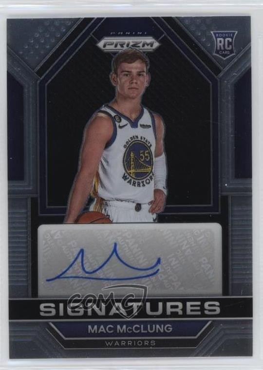 2022-23 Panini Prizm Rookie Signatures Mac McClung #RSI-MAC Auto 19va