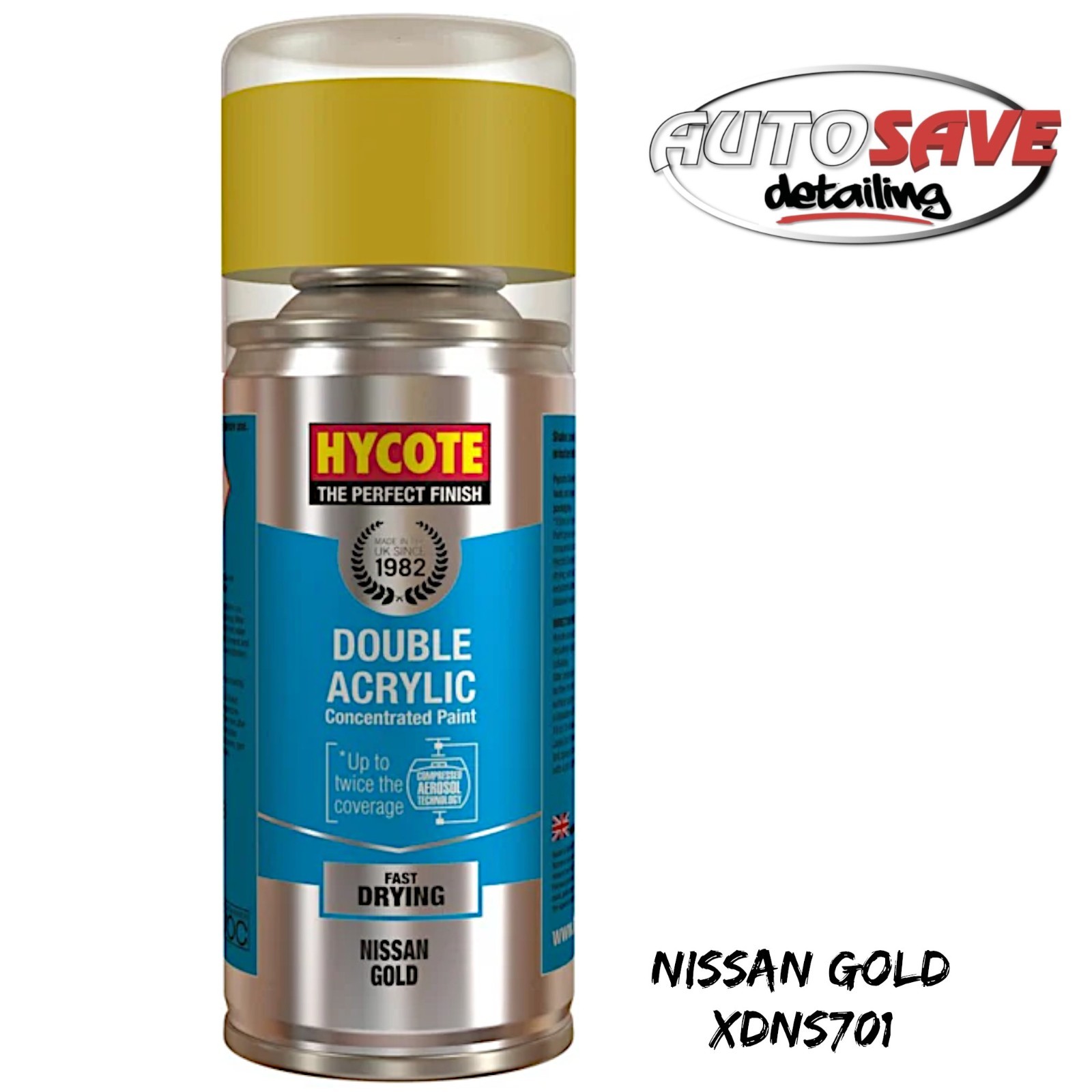 Hycote - Nissan Gold Spray Paint - 150ml XDNS701 Aerosol